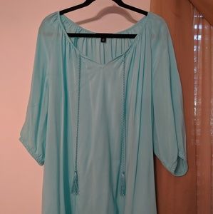 Ellis peasant top with tassels